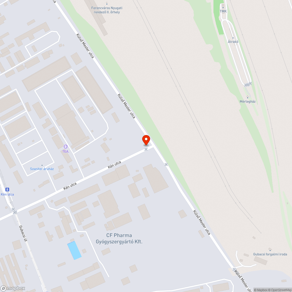 Sérült vasúti átjáró tábla bejelentés helye