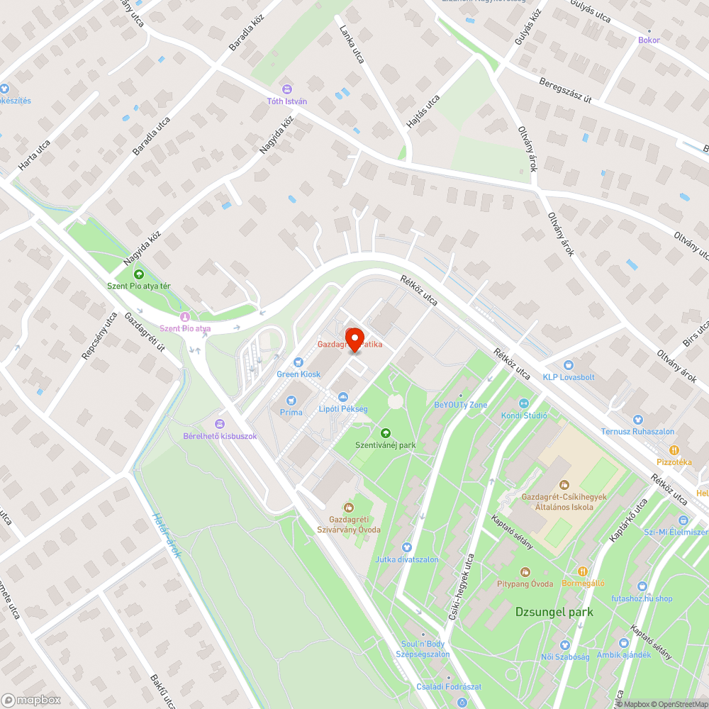 Szétszórt szemét bejelentés helye