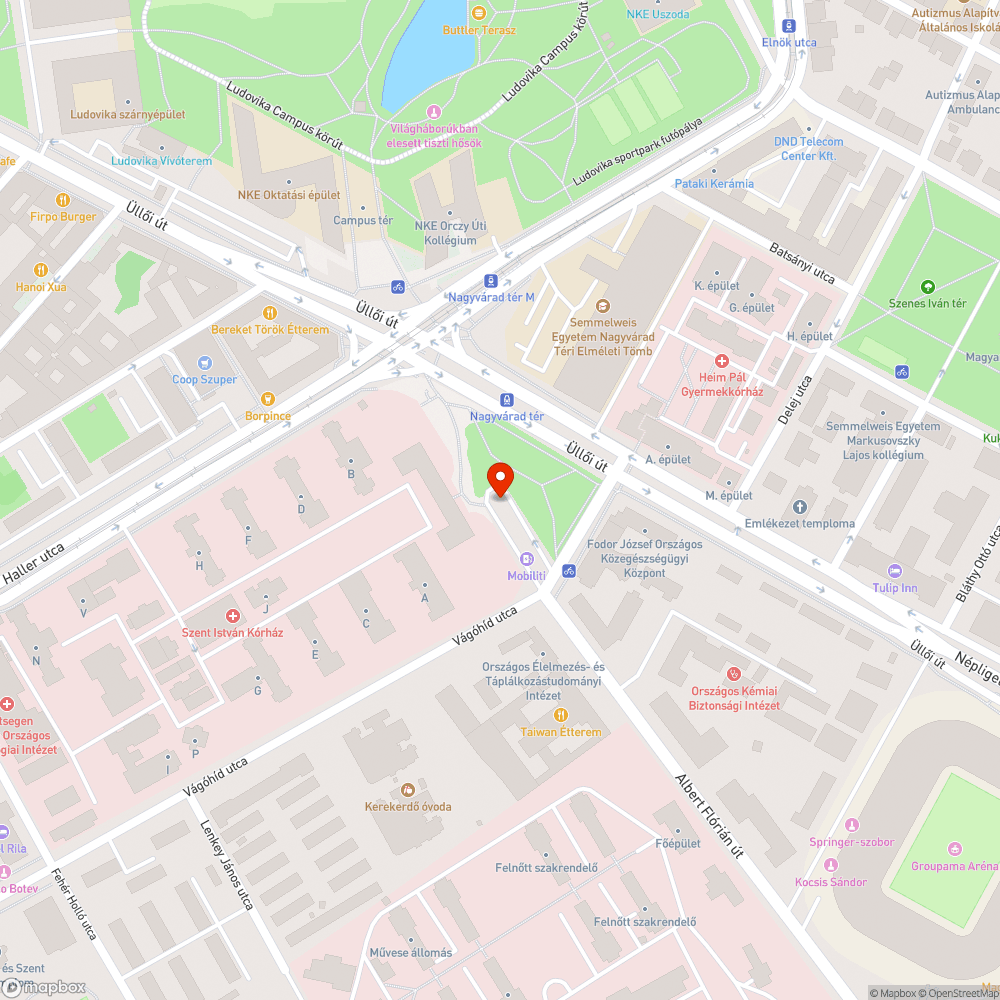 Eldugult vízfolyó bejelentés helye