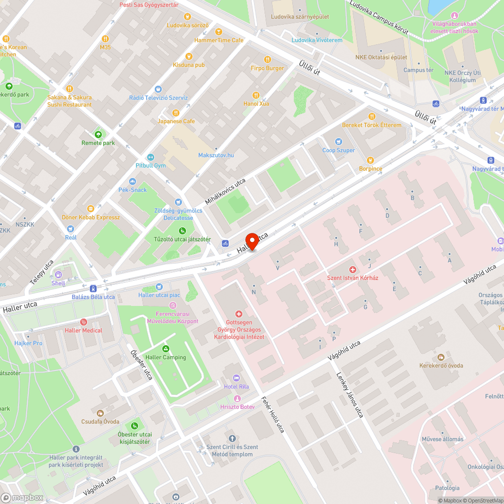 Szemét az egészségügyi intézmény előtt bejelentés helye