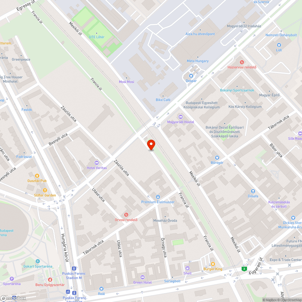 Elhagyott Mazda bejelentés helye