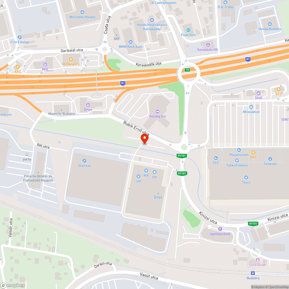 eltűnt kerékpártámaszok - Lidl bejelentés helye