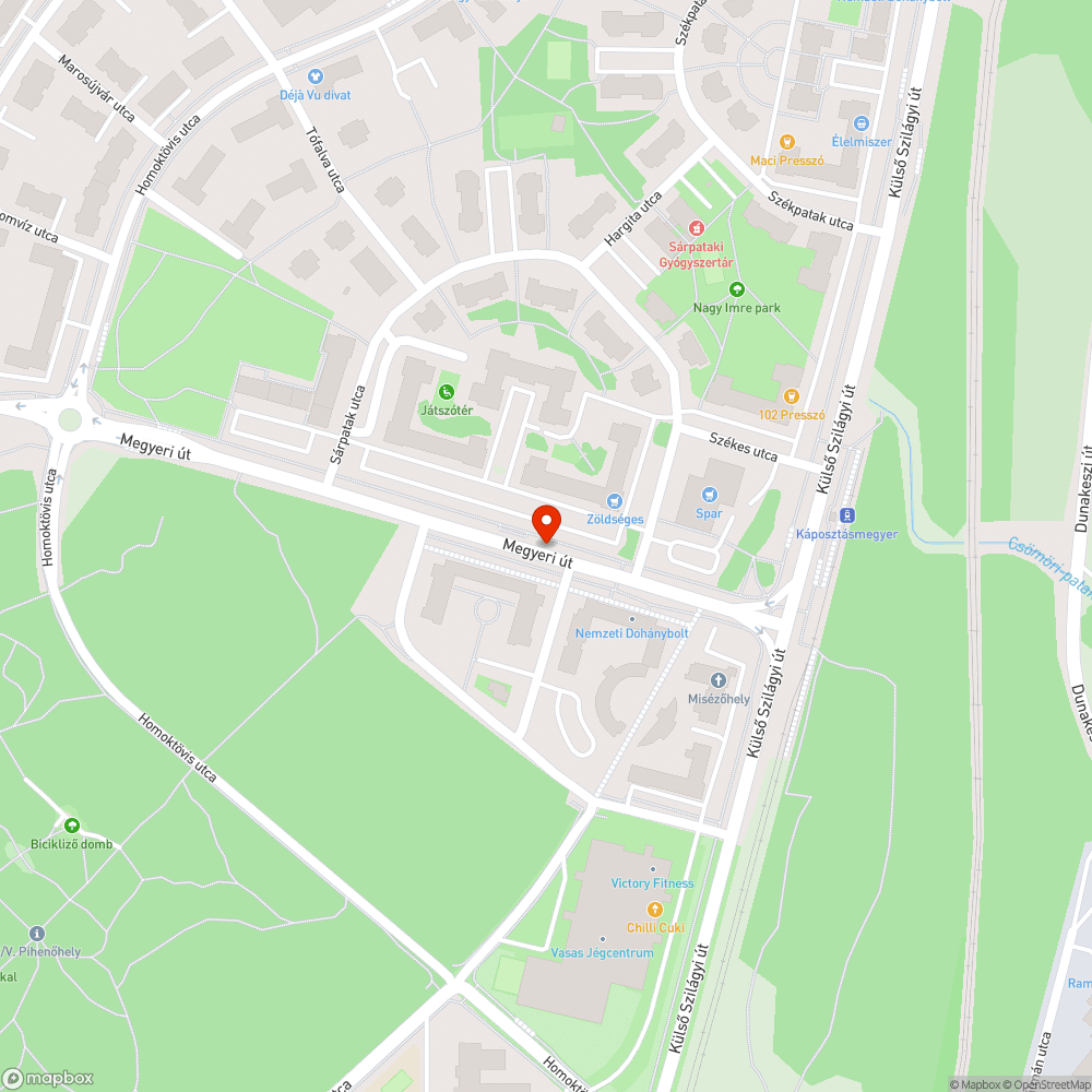 Elhagyott autók bejelentés helye