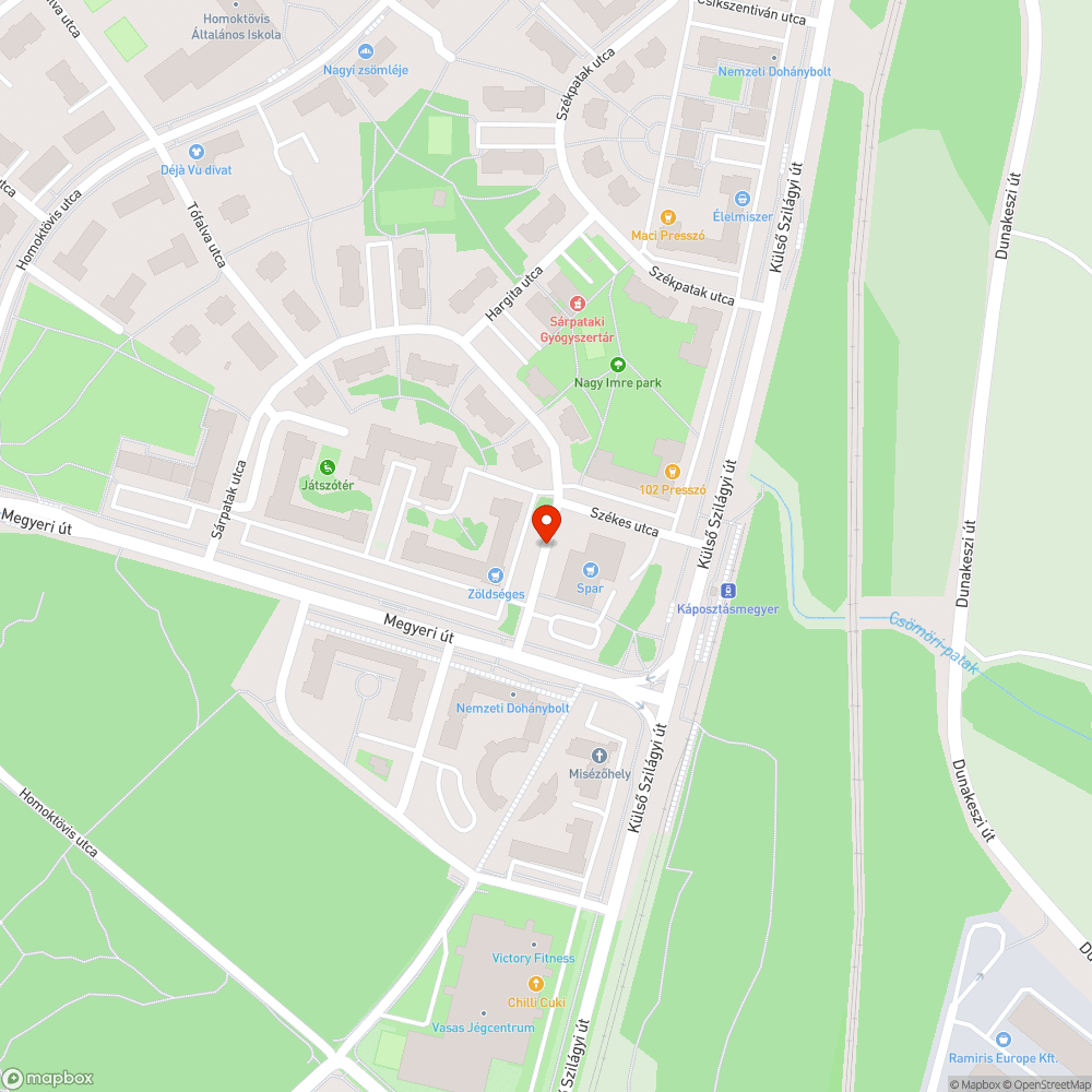 Elhagyott autók bejelentés helye