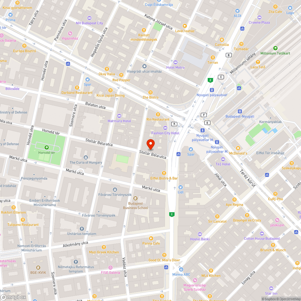 Közműtábla leesve bejelentés helye