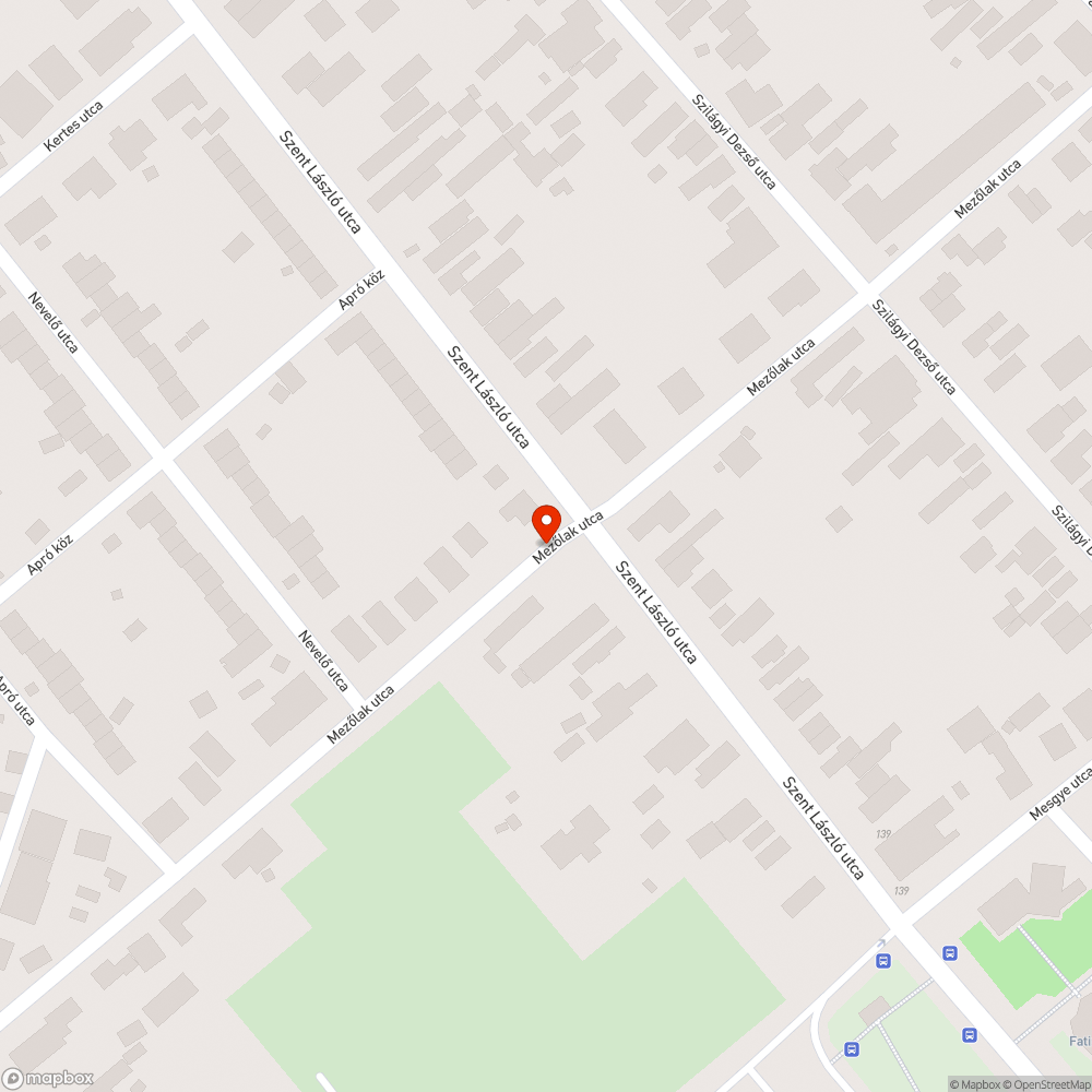 Kátyú bejelentés helye