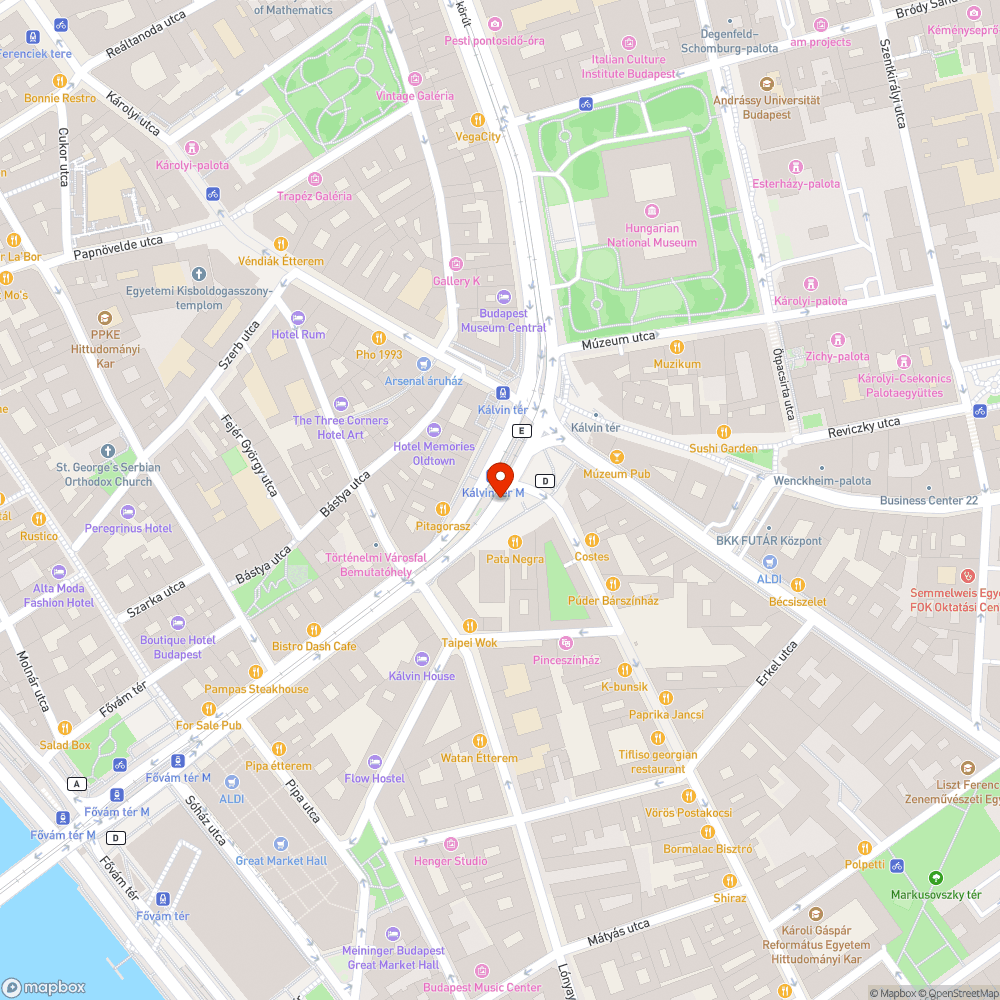 Kálvin tér M3 peron koszos bejelentés helye