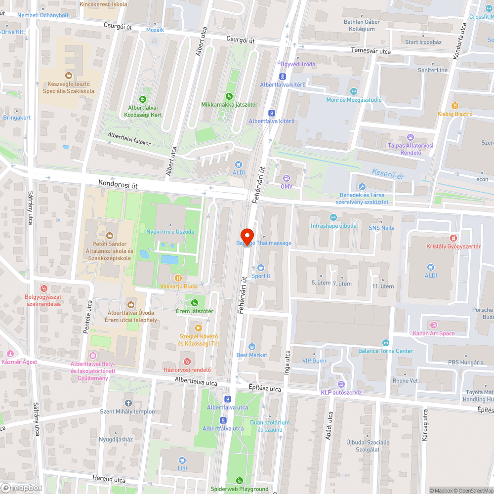 Megsüllyedt csatorna bejelentés helye