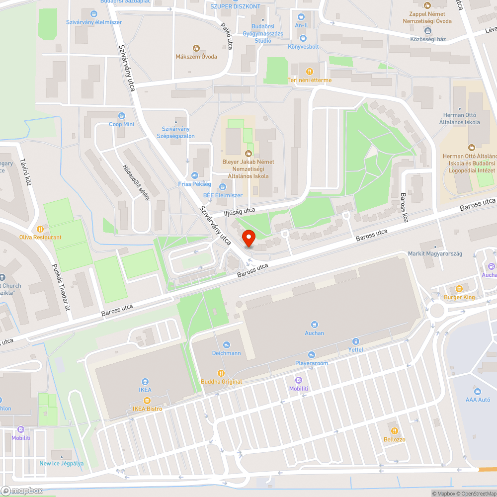 Sérült, megdőlt szekrény bejelentés helye