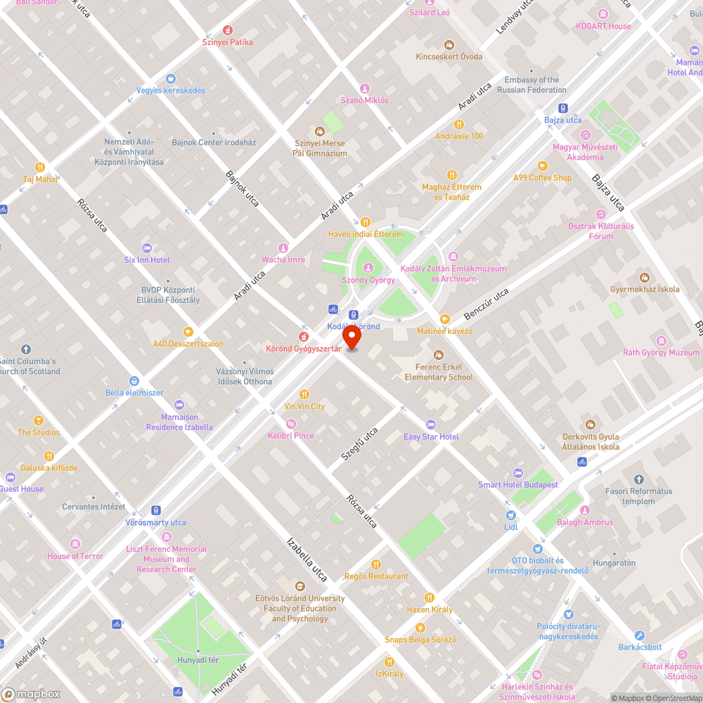 Elesett sarok bejelentés helye