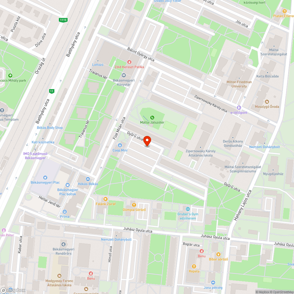 Békásmegyeri tóvilág bejelentés helye