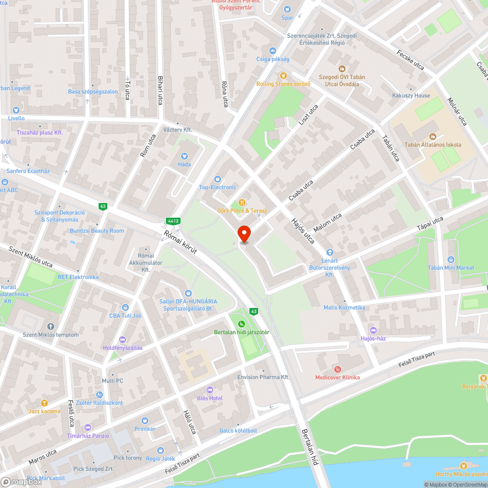 Füvön parkolás bejelentés helye