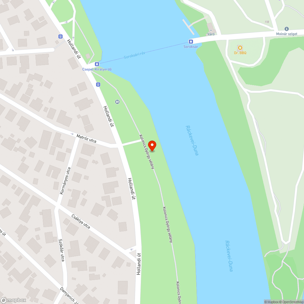 Kidőlt fa bejelentés helye