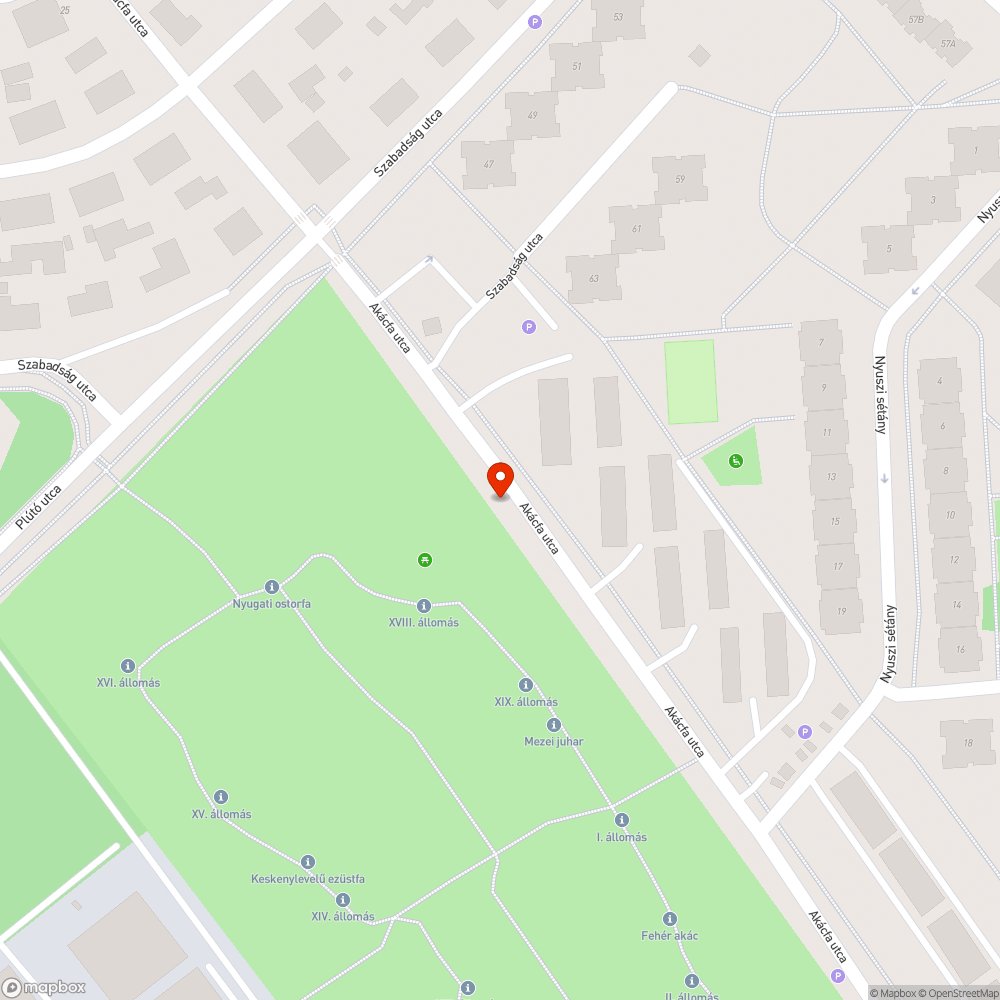 Elhagyott Opel bejelentés helye