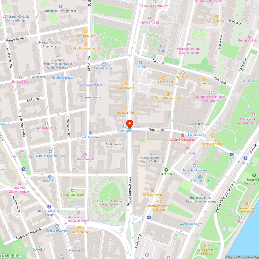 Sok kis kátyú egymás mellett bejelentés helye