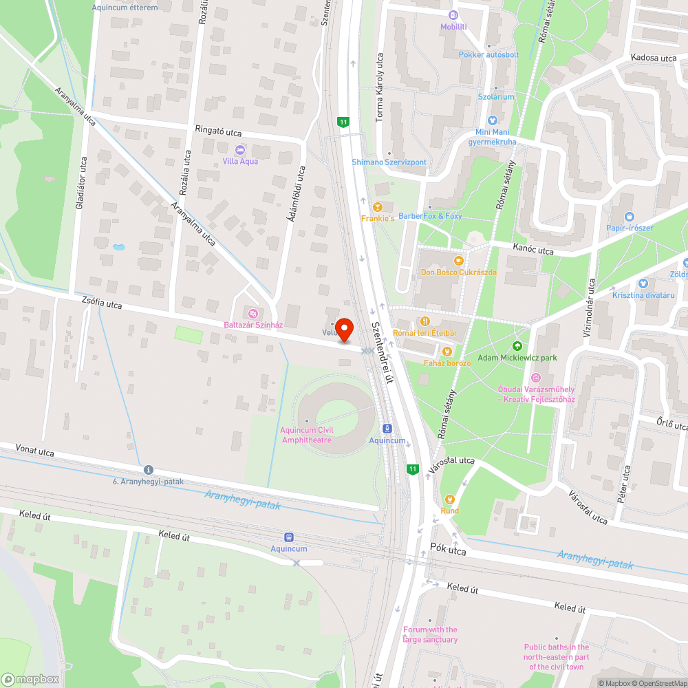 Kátyú bejelentés helye