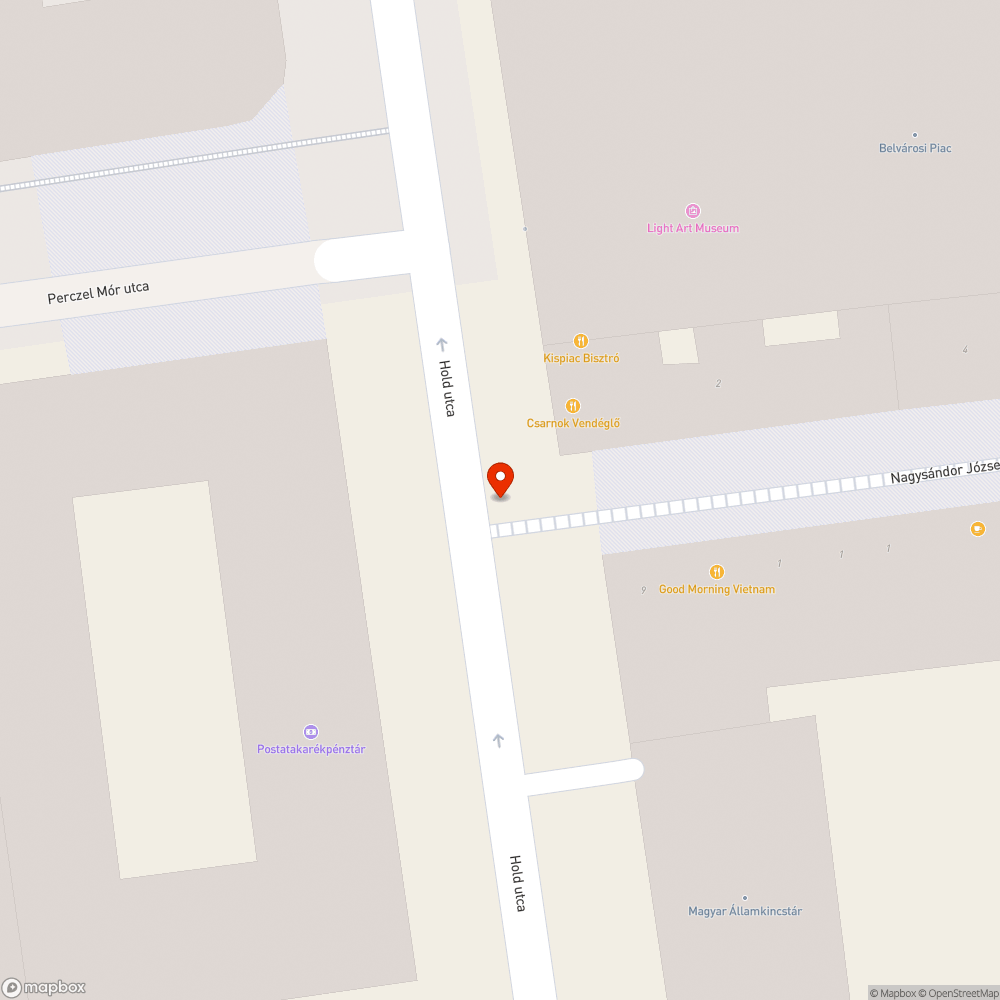 Hold utca-zsákutca bejelentés helye