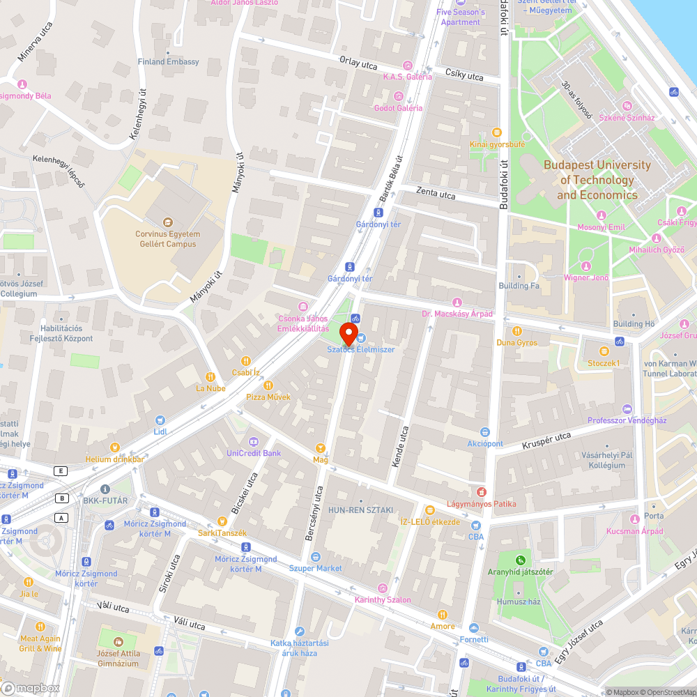 Hiányzó parkolás gátló oszlopok bejelentés helye