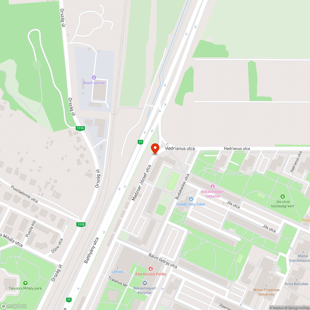 Hiányzó járdaszakasz bejelentés helye