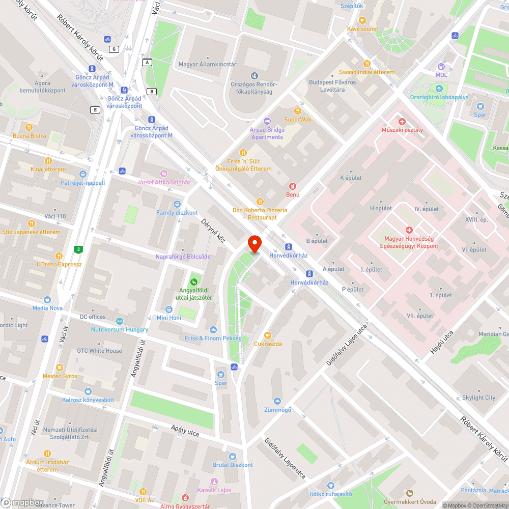 Két roncsbicikli bejelentés helye