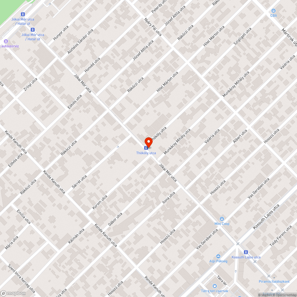 Szemét bejelentés helye