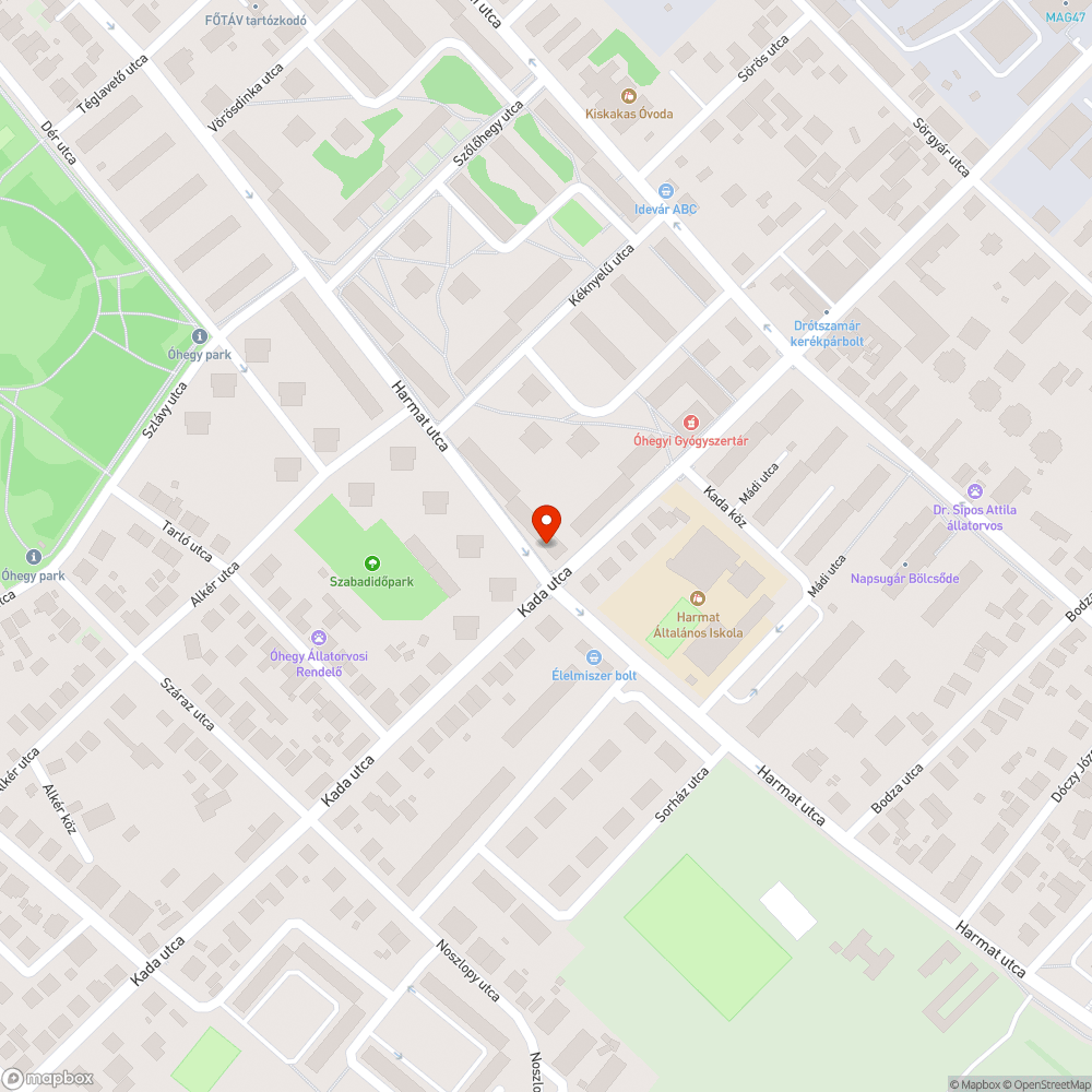 Ősszegraffitizett elektromos szekrény bejelentés helye