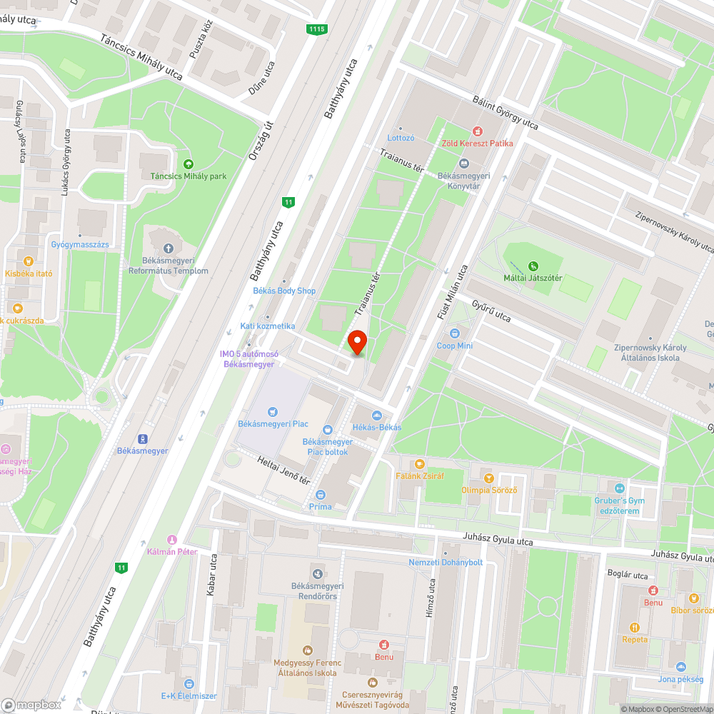 Dől a lámpa bejelentés helye