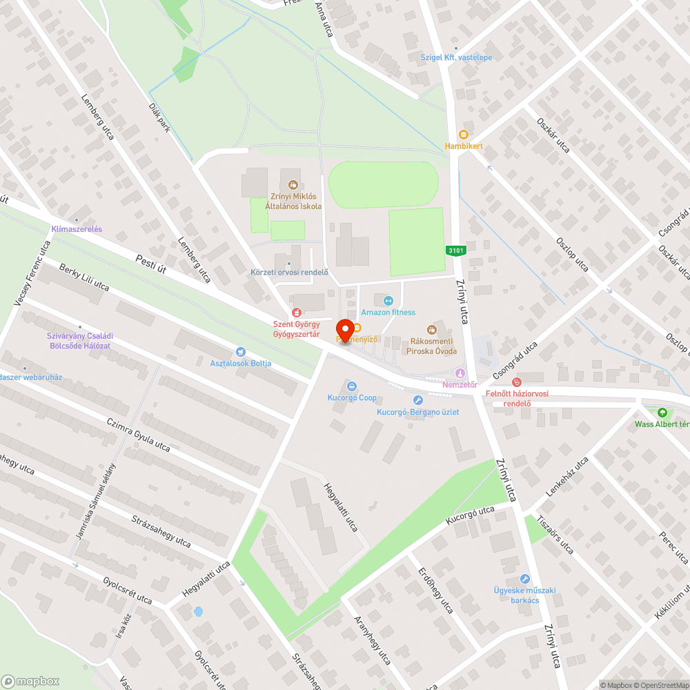 Hatalmas kátyuk bejelentés helye