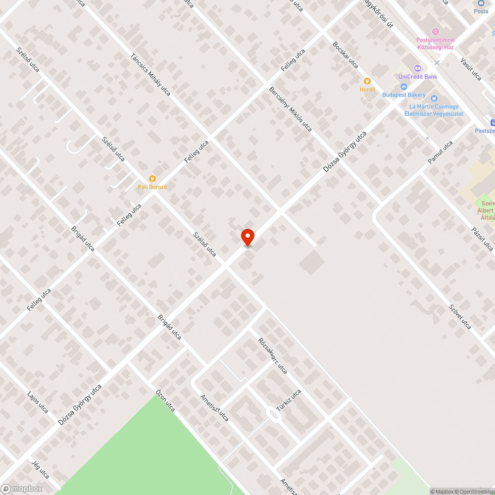 Zöldterületen való parkolás bejelentés helye