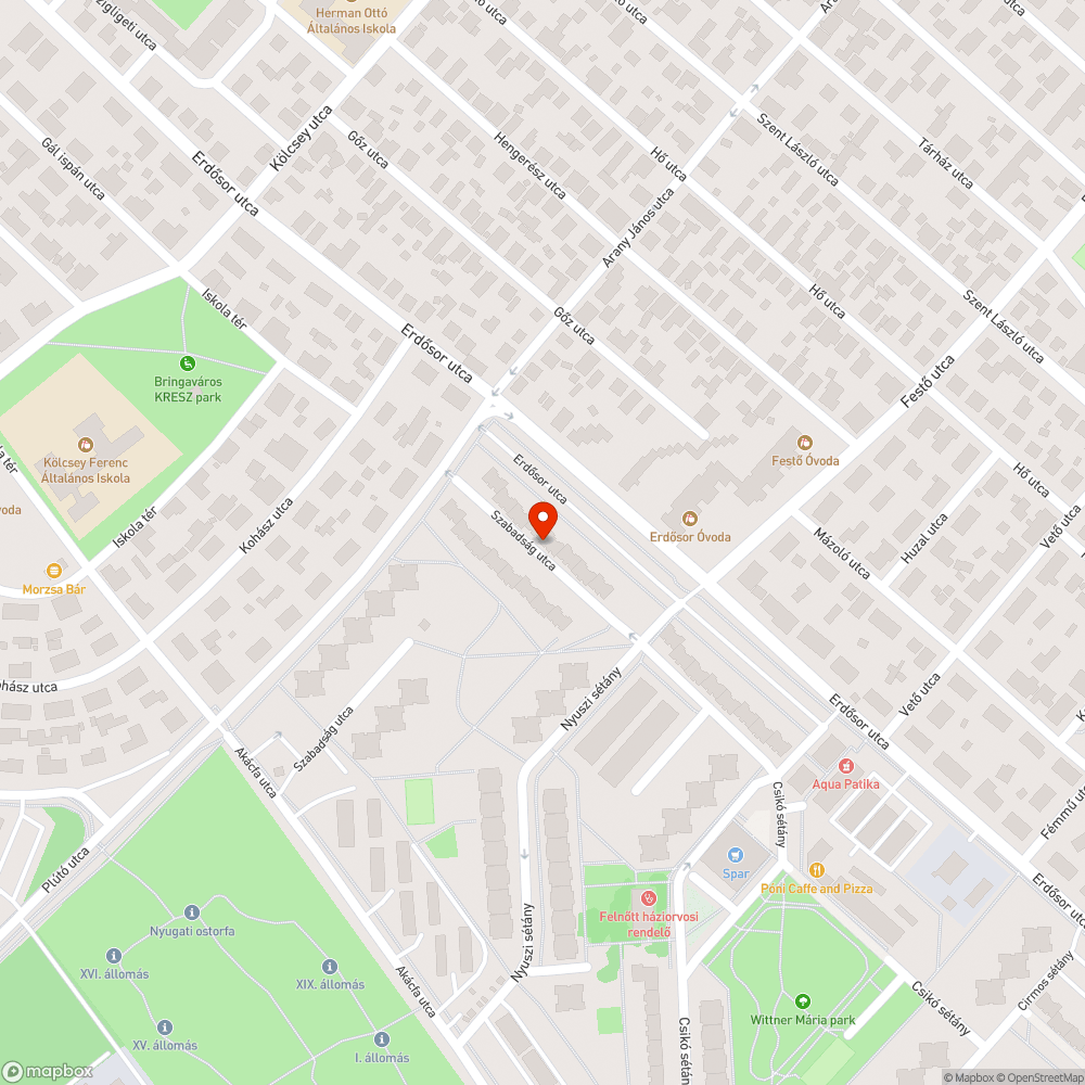 Ellenirányú kerékpárforgalom bejelentés helye