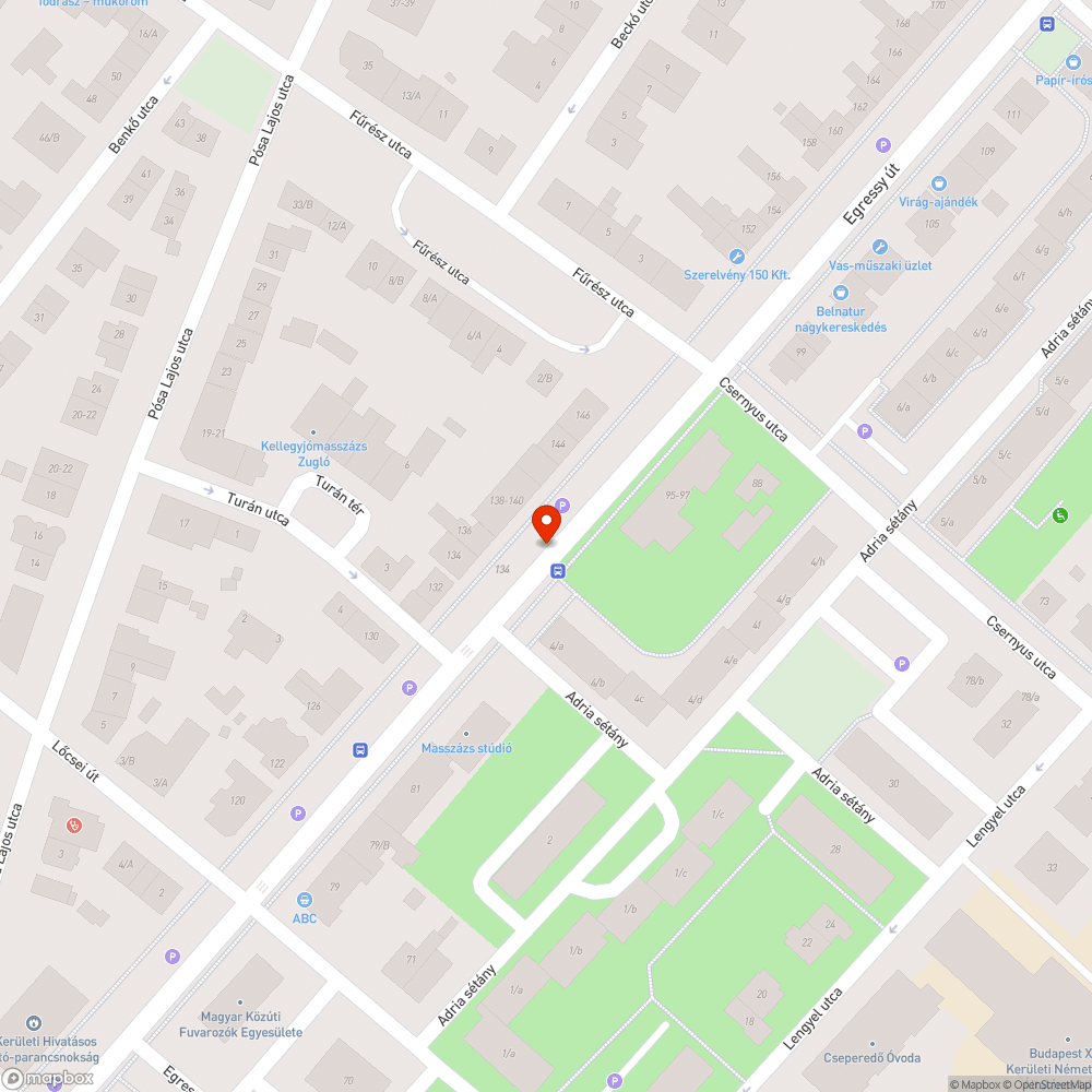 Megsüllyedt burkolat bejelentés helye