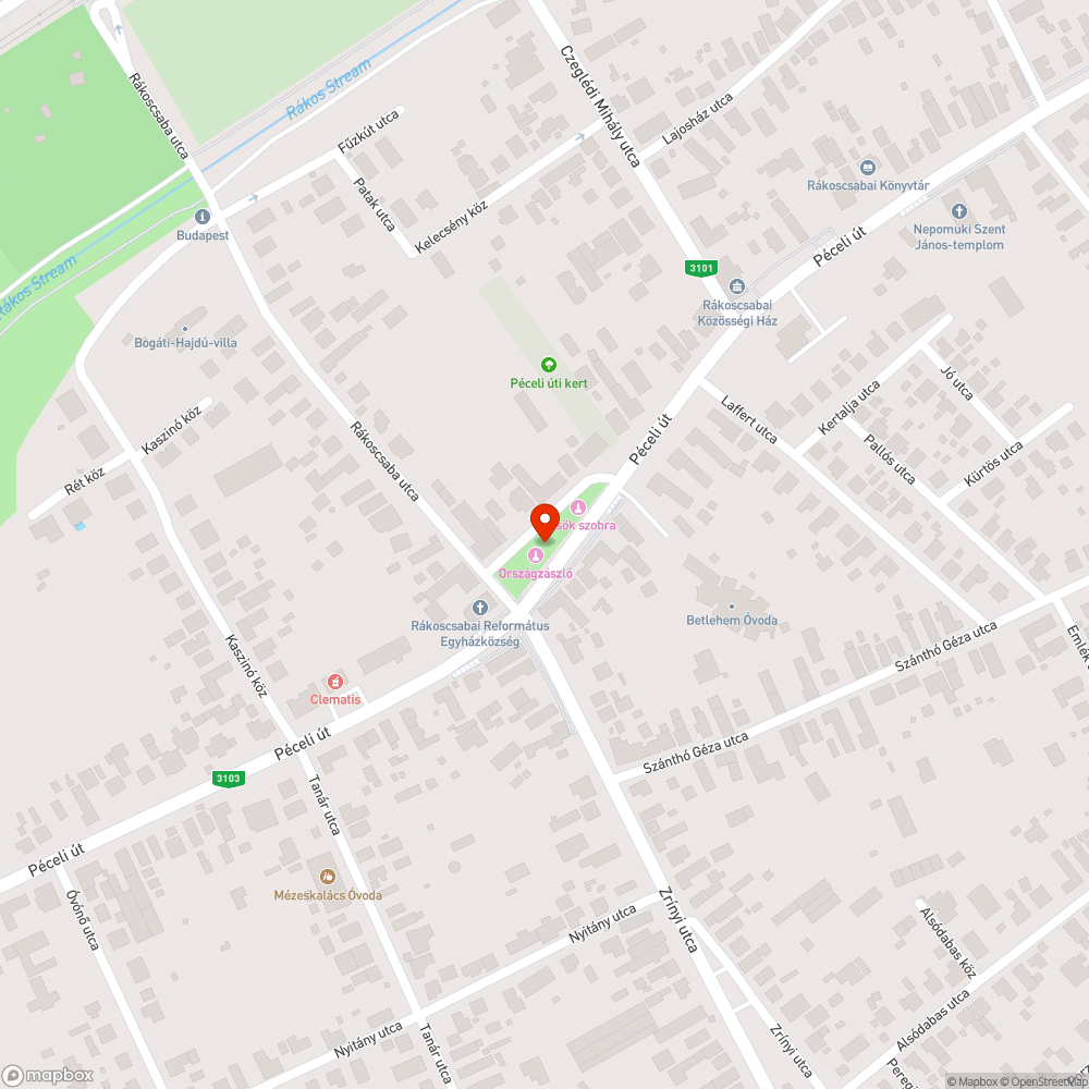 Balesetveszélyes emlékmű bejelentés helye