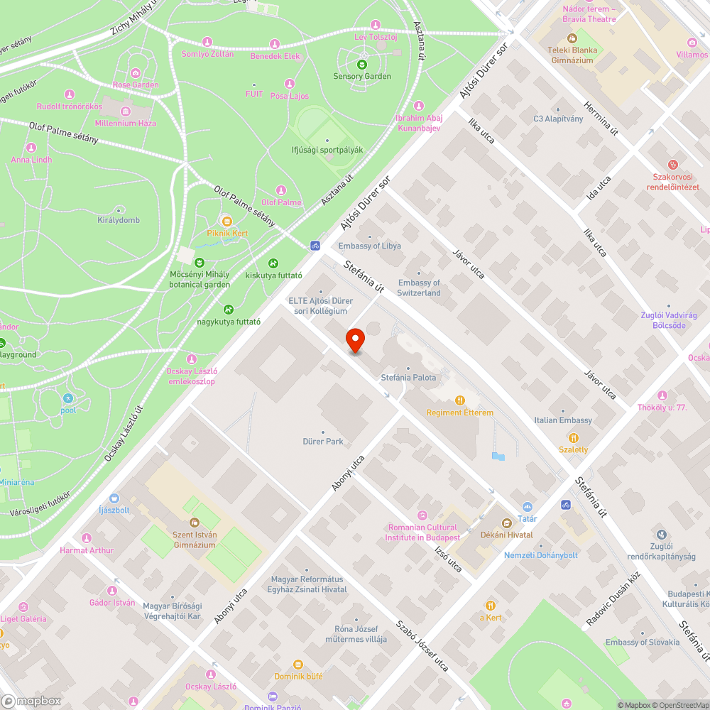 Kátyús út bejelentés helye