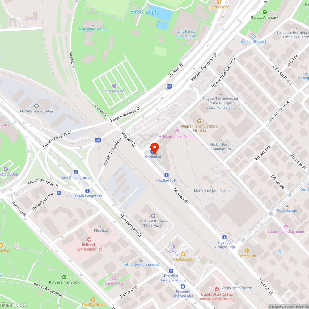 Elhanyagolt végállomás bejelentés helye