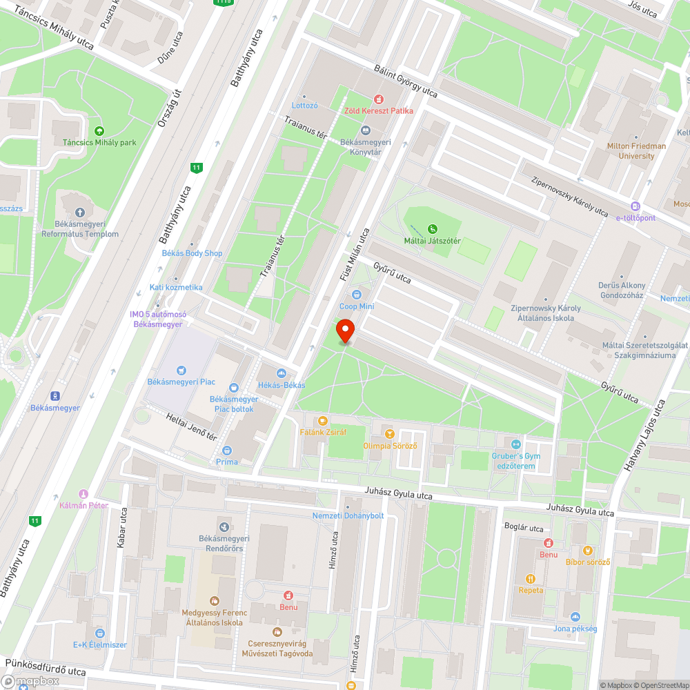 Aszfaltdarabok bejelentés helye