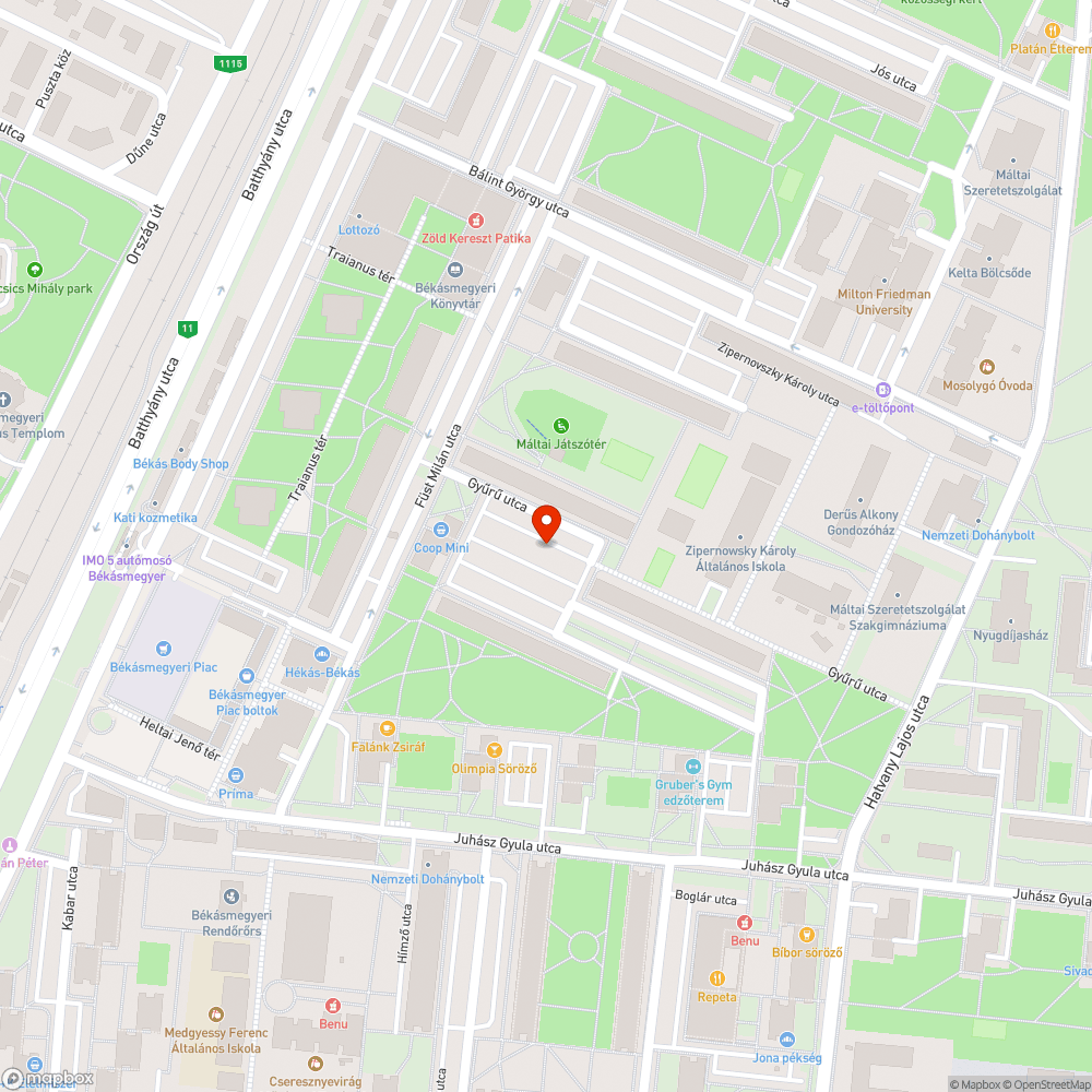 Betontömb a bokorban bejelentés helye