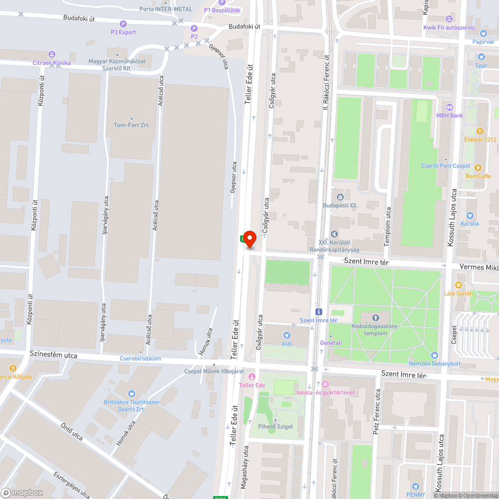 Vill. oszlop szerelőnyílás nyitva bejelentés helye