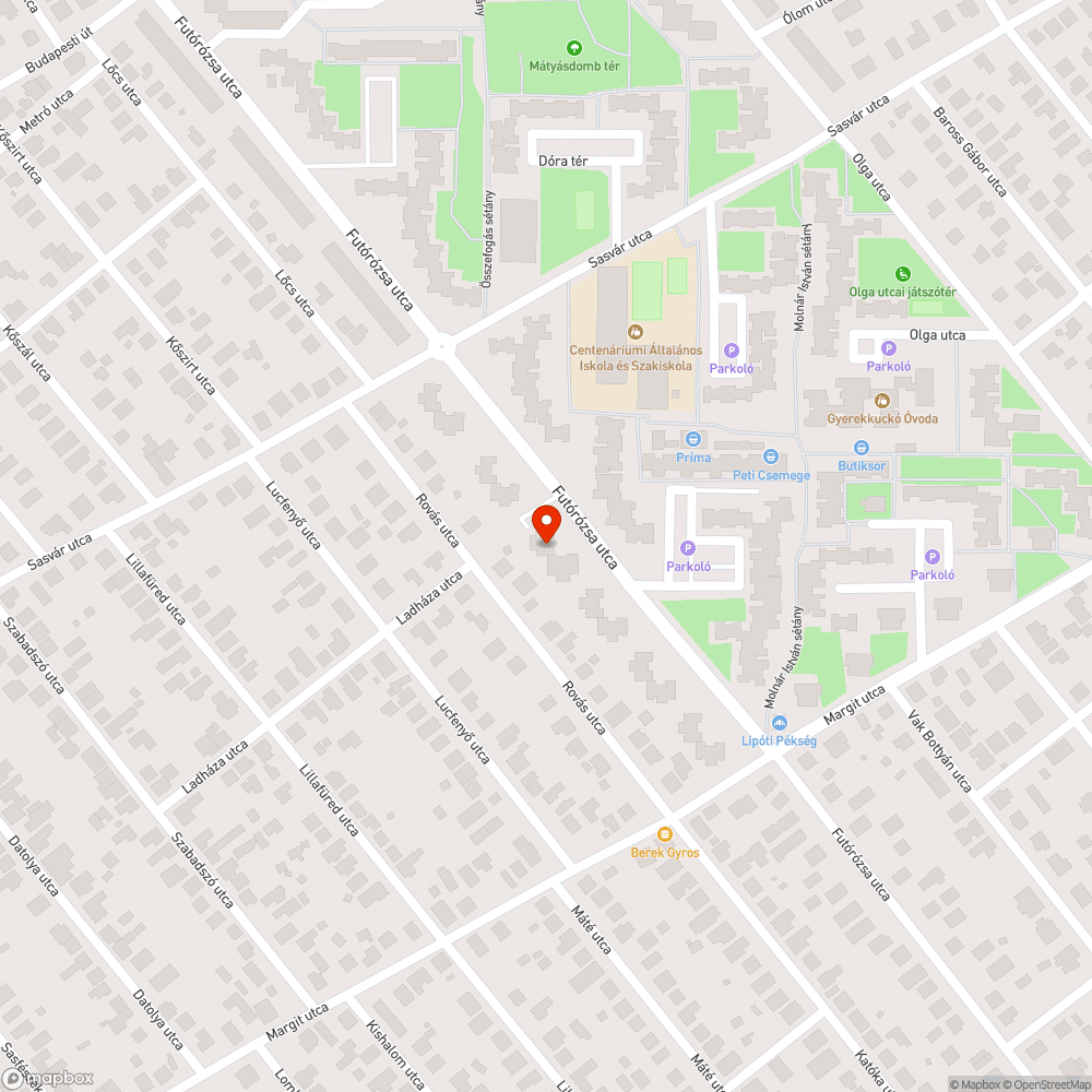 Évek óta elhagyatva álló autóroncs bejelentés helye