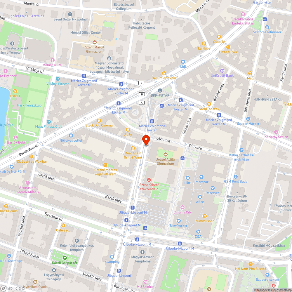 "láthatatlan" záróvonal bejelentés helye