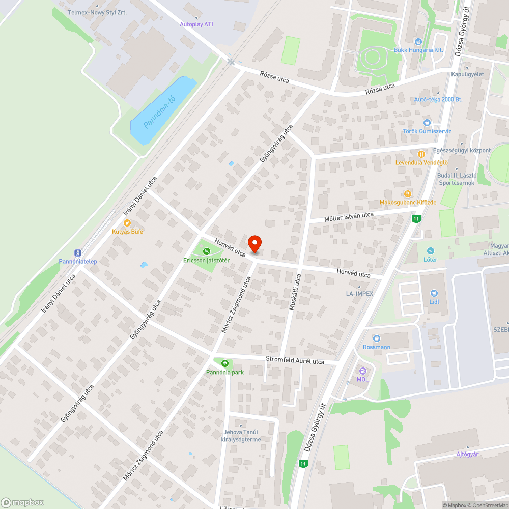 Szentendre Pannónia telep nincs közvilágítás pár napja bejelentés helye