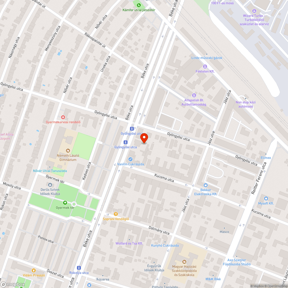 Botrányos állapotú szekrény a buszmegállóban bejelentés helye