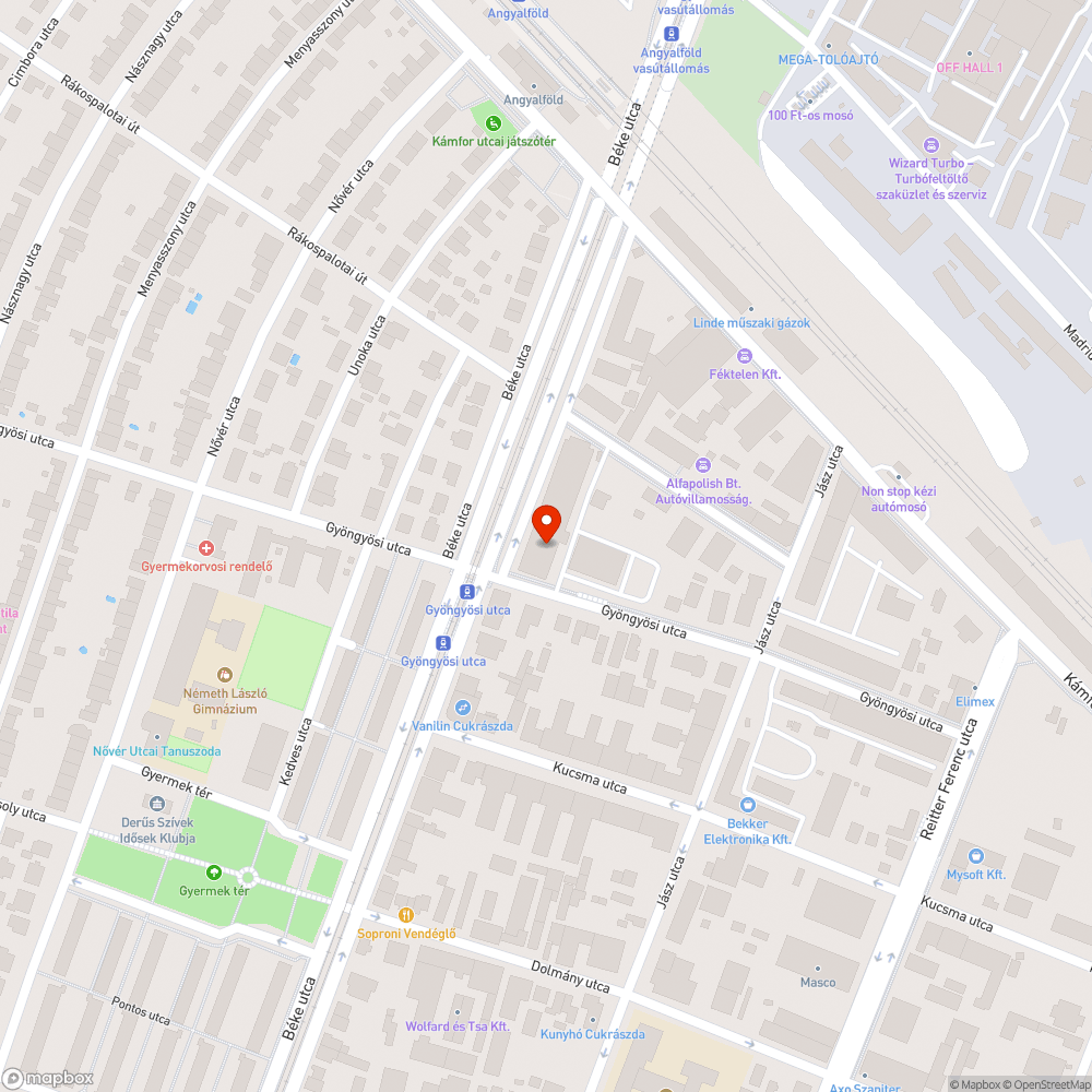 Hiányos, botlásveszélyes Telekom szekrény bejelentés helye