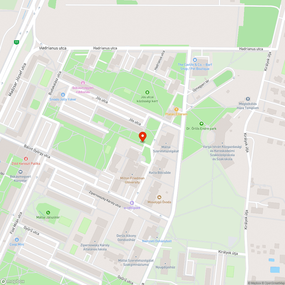 Saras járda bejelentés helye