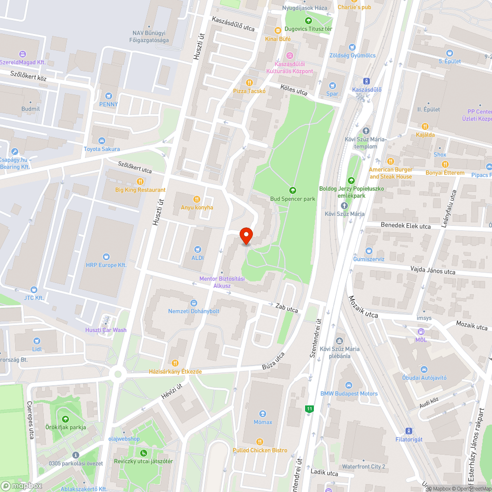 Behajtás autóval zöldterületre bejelentés helye