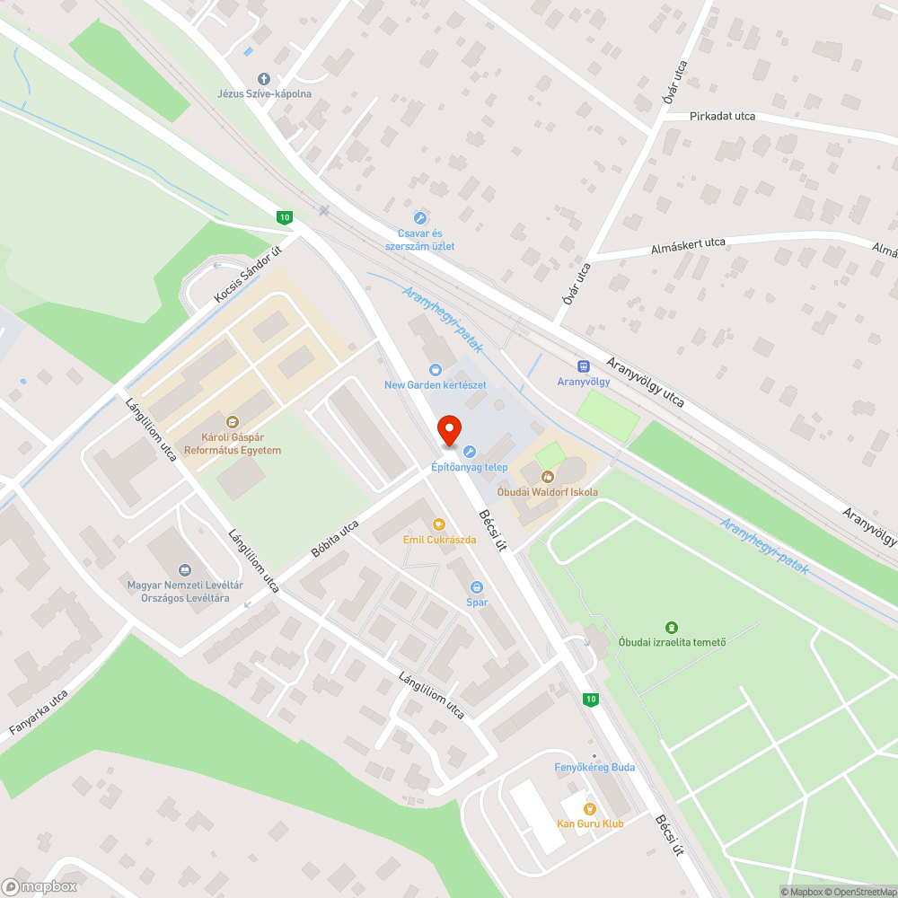 Mély kátyúk bejelentés helye