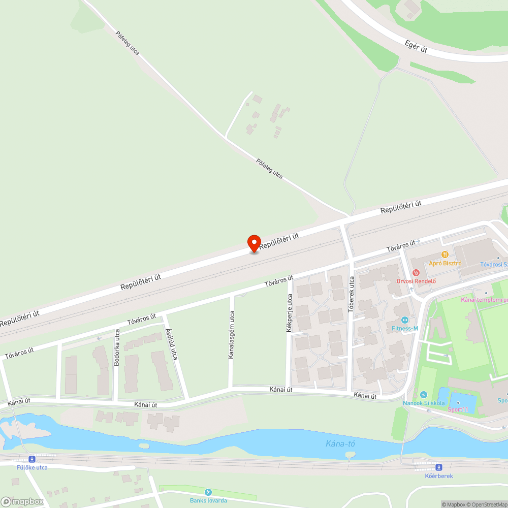 Nagy mennyiségű szemét bejelentés helye