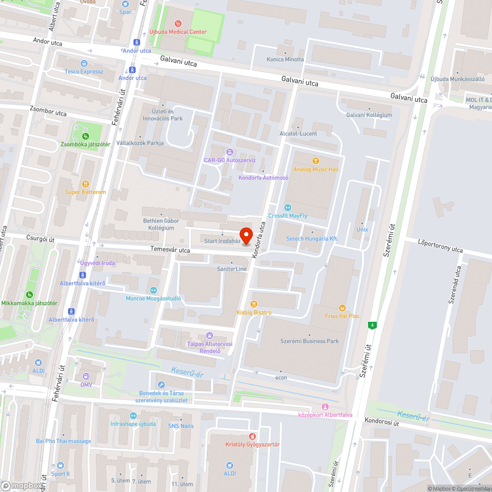 Botlásveszély bejelentés helye