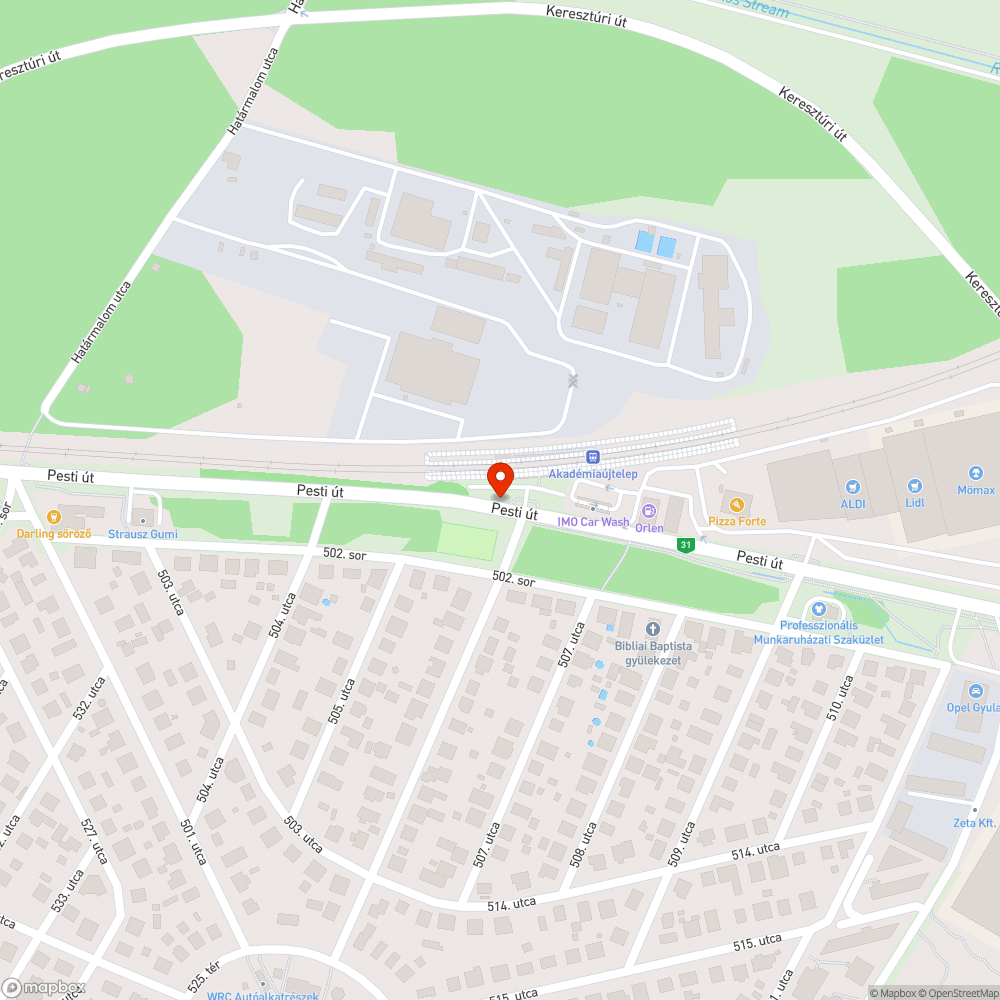 Ülőpad vagy buszváró létesítésének igénye megállóhelyen bejelentés helye