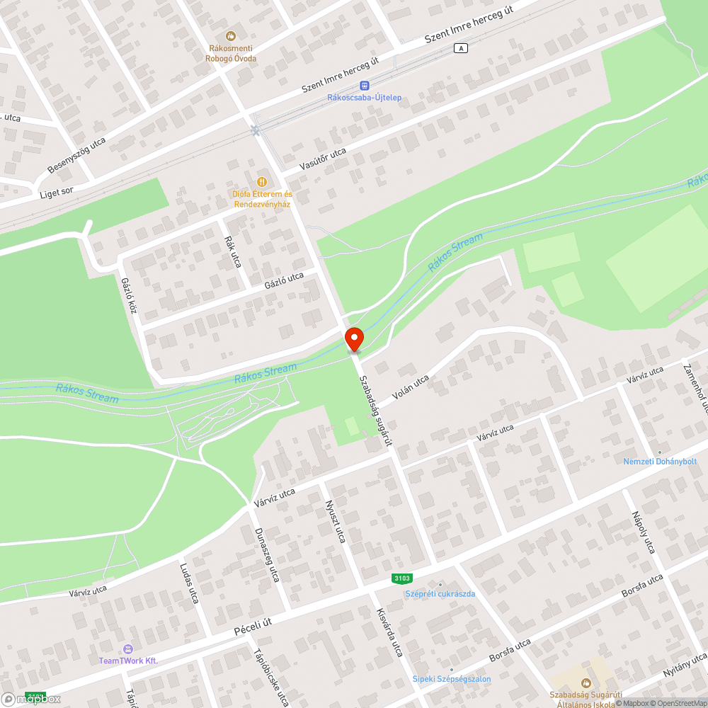 Nem látható kerékpáros út jelzés bejelentés helye