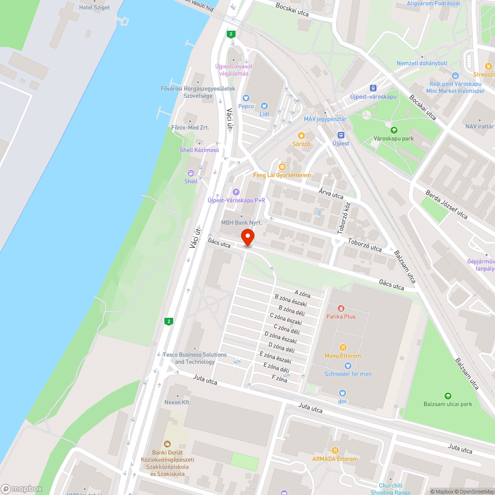 Szatyorfa az MKB tövében bejelentés helye